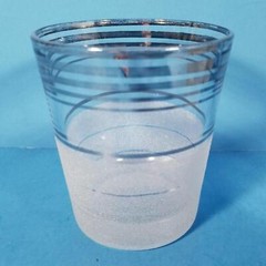 4 West Virginia Glass Frost Nip Clear Juice Old Fashioned Rocks Tumbler Lot Set