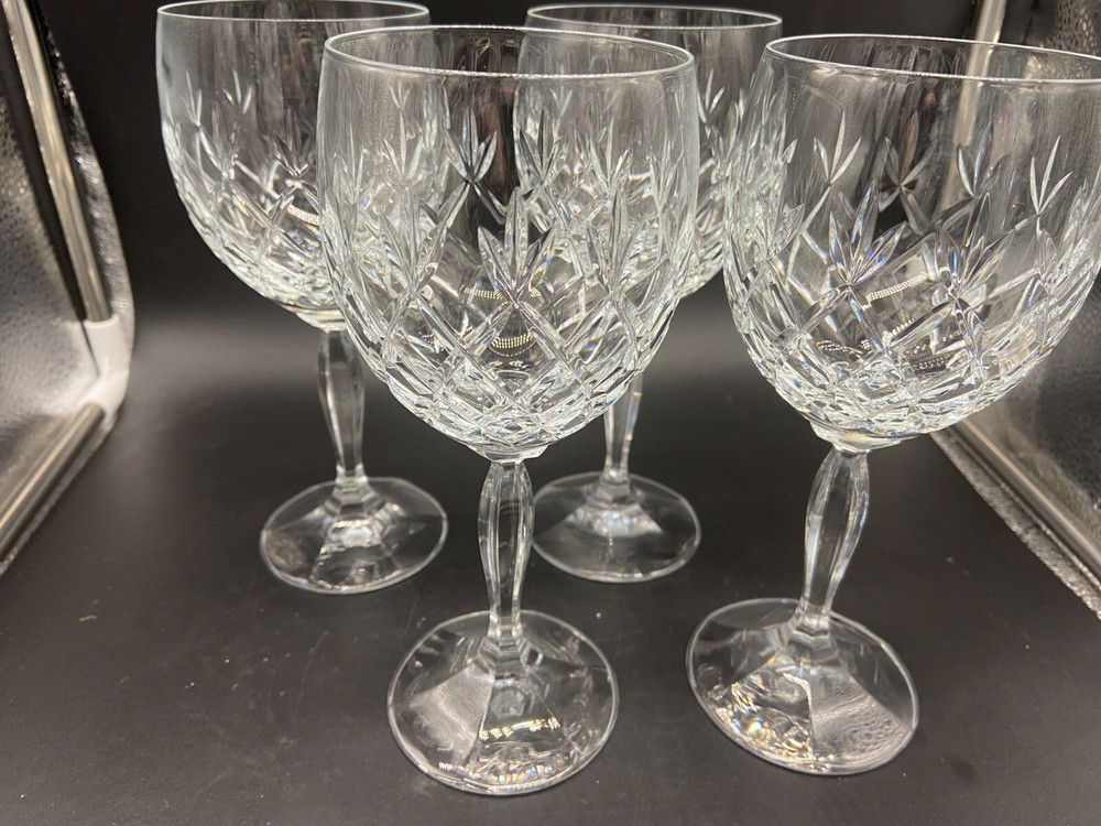 4 Schott-Zwiesel Crystal Wessex Water Goblets