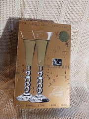Cristal D’Arques Millenium Set Of 2 Champagne Flutes Crystal Glasses 19 Cl