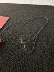 Red Pebble Necklace In Baccarat Crystal