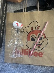 Jollibee Glass Drink Cup Tumbler Limited Edition IN HAND