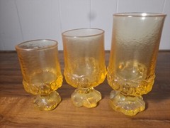 Tiffin Franciscan Madeira Footed Glass Goblet