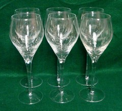 Pier One REFLECTIONS Wine Glasses SET OF SIX More Items Here