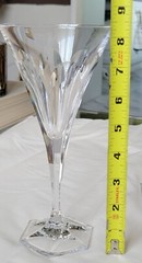 VILLEROY & BOCH COLONNADE Pair(2) – 8 3/8″ Crystal Water Goblets EUC!