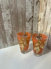 2 MCM 1960s Mist Bartlett Collins High Ball Tumblers Pilsners 5 1/4” H FREE S/H