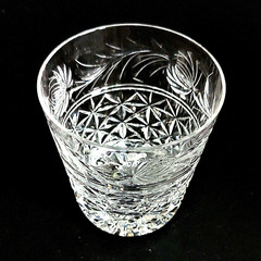 STUART CRYSTAL MANSFIELD OLD FASHIONED GLASS, Cut Crystal, 3 3/8″, 8 oz, ENGLAND