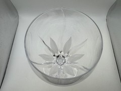 Pair of Mikasa Crystal FLAME D’AMORE Magnum Grand Goblets
