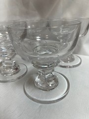 Vintage Drinking Glasses Dansk Crystal Champagne Carla Sherbet Glass Set of 6