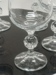 Bohemia Crystal Claudia Gold/Platinium Wine Glass Set Of 6
