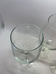 Set of 3 Traditional Red Wine Glasses Bordeaux Cabernet Sauvignon No Brand