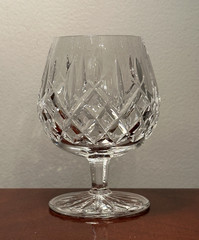 Vtg Set of 4 WATERFORD CRYSTAL Araglin Pattern Brandy Snifters Glasses IRELAND