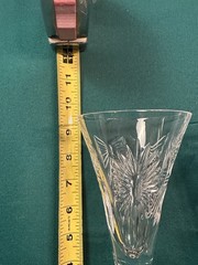 2 Waterford Millennium Heart LOVE Toasting Glasses Wedding Flute Champagne 9.25”