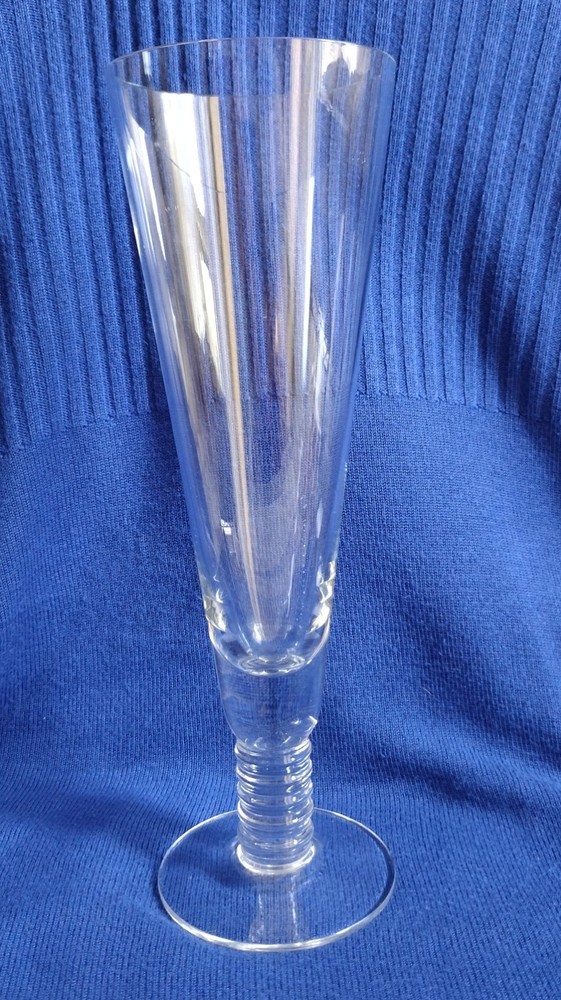 1 ROSENTHAL GAMBRINUS TALL PILSNER BEER GLASS 10.25” TALL 12 Oz GERMANY