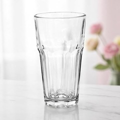 VTG Libbey GIBRALTAR CLEAR 15256 Heavy Pressed Stackable 16 OZ Glass Cooler EUC