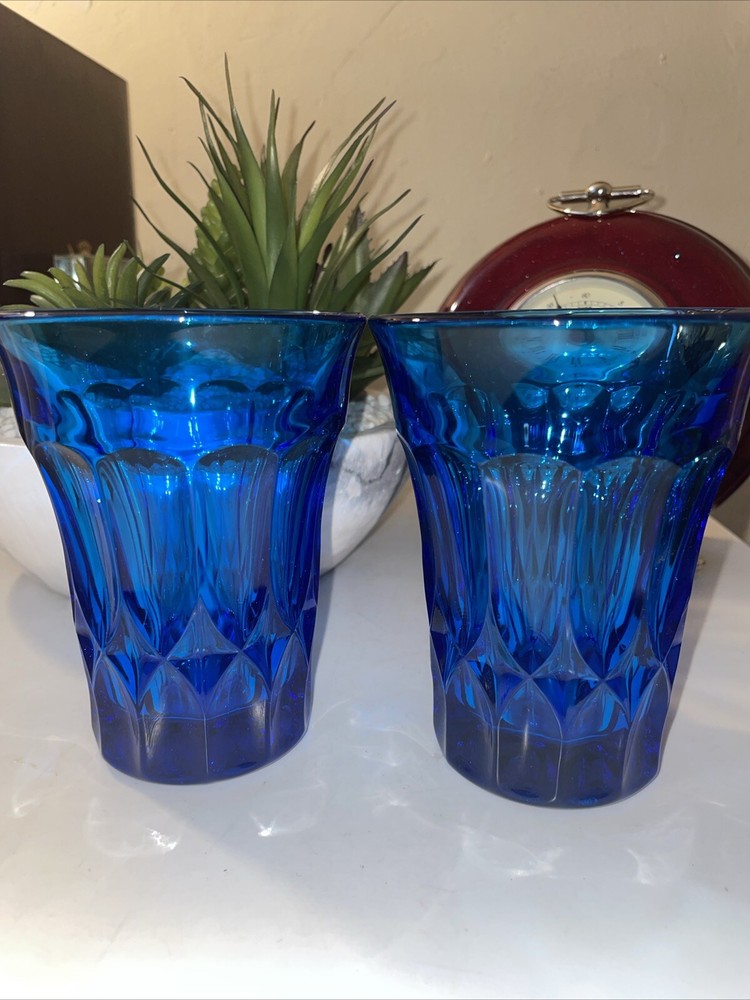 Noritake Perspective Epic Blue 10 Oz Tumblers
