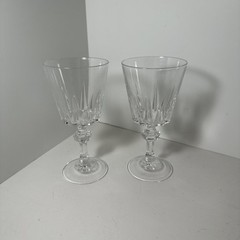 Set Of 2 PRINCESS HOUSE ESPRIT 24% LEAD CRYSTAL, 5-3/4” Wine Glasses
