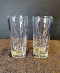 «Squire Cooler» Tall Tumblers Square Heavy Bottom (Set of 2) by LIBBEY Glass