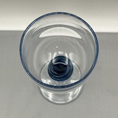 (1) Royal Crescent Red Wine Glass – Knop Twist Stemware BATH AQUA GLASS England
