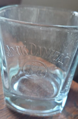 Set of 2 Jack Daniels Glasses Whiskey Glasses Clear No.7 Highball Barware Nice