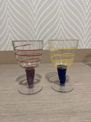 Pean Doubulyu Wonkie Glass conical goblet – Signed Dated 2010