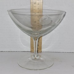 Stemware Champagne Fostoria American Beauty Etched Clear Glass
