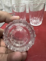 VTG. FRANCE ARCOROC LANCER 5oz Clear Juice Glass 3.5″ Tumbler