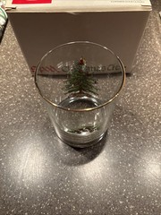 Spode Christmas Tree Double Old-Fashioned Glasses Set Of 4 USED