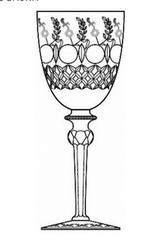 Gallia By Rogaska (2) Floral Design Flutes Blown Cut And Polished Glass 8-1/4″