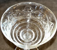 17 Libbey Rock Sharpe Glass Arctic Rose Etch Champagne Liquor Cocktail Glasses