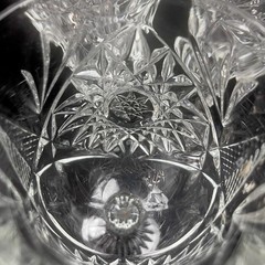 Libbey Hobstar Clear Pressed Glass 3 Stemmed Water Goblets, 1 Tumbler, 1 DOF EUC