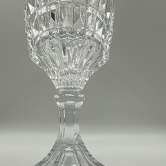 Fostoria Heritage Vintage Water Tea Goblet/Glass Clear Crystal 7 1/4″ Set of 7