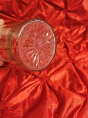 ANTIQUE HEISEY ETCHED DRINKING GLASS 5.5″ 5-1/2 INCH CLEAR BARWARE STARBURST