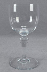 Signed Baccarat Normandie Pattern Clear Crystal 5 5/8 Inch Claret Wine