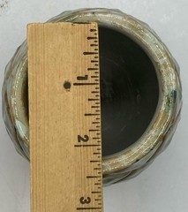 VTG~Louisville KY Stoneware Pineapple Art Pottery Tumbler Cups 8 Oz Set Of 6 EUC