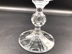 Elegant Crystal Bohemia Import Associates Cascade Gold Rim Set of 4