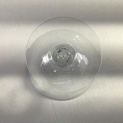 Orrefors Crystal Sven Air Bubble In Stem Water Glass And Champagne Glass Vintage