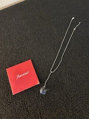 Sky Blue Drop Necklace Baccarat Crystal Temptation Model