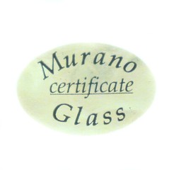Murano Glass Bottle Stopper Dark Purple Silver Wine Prosecco Venice Gift Box