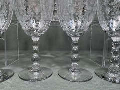 Set of 11 Duncan Miller Water Wine Goblet Glasses 6 7/8″
