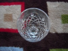  NOS VINTAGE CLEAR CUT CRYSTAL CORDIAL GLASS 1-1/2″ DIAMETER X 4-1/8″ HEIGHT 