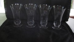Set Of 4 Vintage Iced Tea Glasses Monte Cristo by Heisey Height: 5 7/8 in