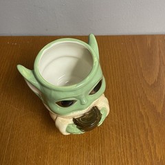 Star Wars Mandalorian Grogu Ceramic Goblet Mug Hot Chocolate Set Gift Disney