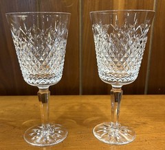 2 Lenox USA Beacon Hill 7.5” Water Goblets Discontinued 1983- 1987 “PERFECT”