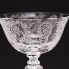 Tiffin-Franciscan June Night Tall Sherbet Champagne 6″