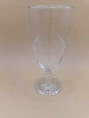 Vintage Anchor Hocking Clear Bubble Footed Boopie 14-Ounce Tumbler