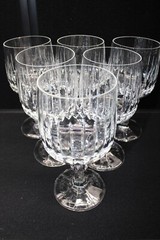 Set of 6 Schott Zwiesel Crystal Flamenco Water Goblets 6 3/4″ 1984-87 {480}