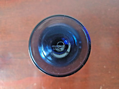 6 Pfaltzgraff Yorktowne Dark Blue Navy Stemmed Glasses 8 oz Water Wine Goblets