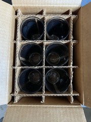 1965 Set of 6 Libbey Glasses Prudential Rock of Gibralter 90th Anniversary MIB