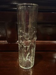 Libbey La Femme Vintage Nude Woman in Dance Art Drinking Cocktail Collins Glass