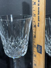 Pair of Waterford Crystal Lismore Water Glasses 6-7/8″ x 3-1/2″ (set C)